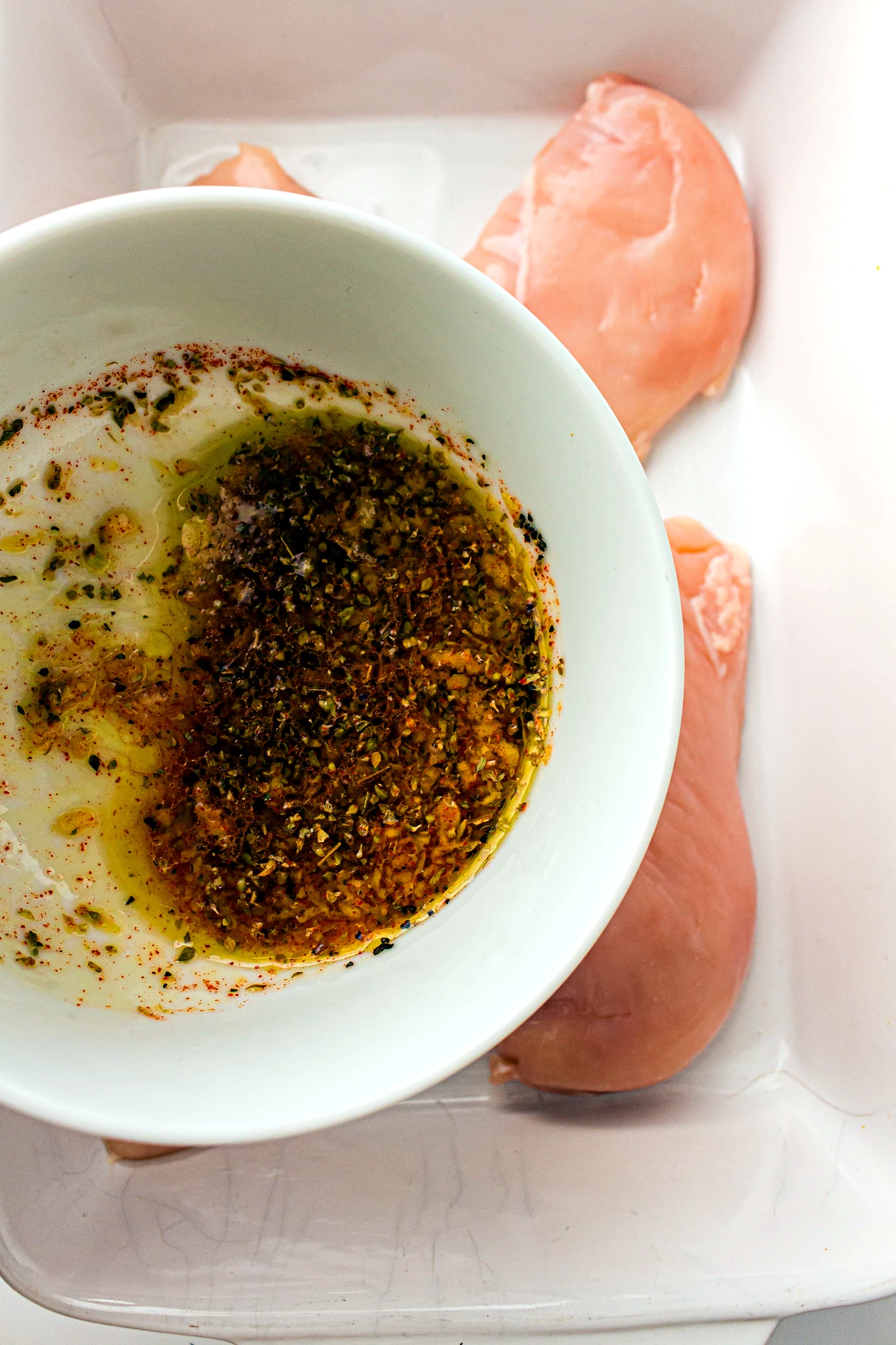 Lemon garlic seasoning mixture for baked chicken