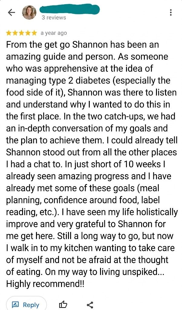 UNSPIKED reader testimonial