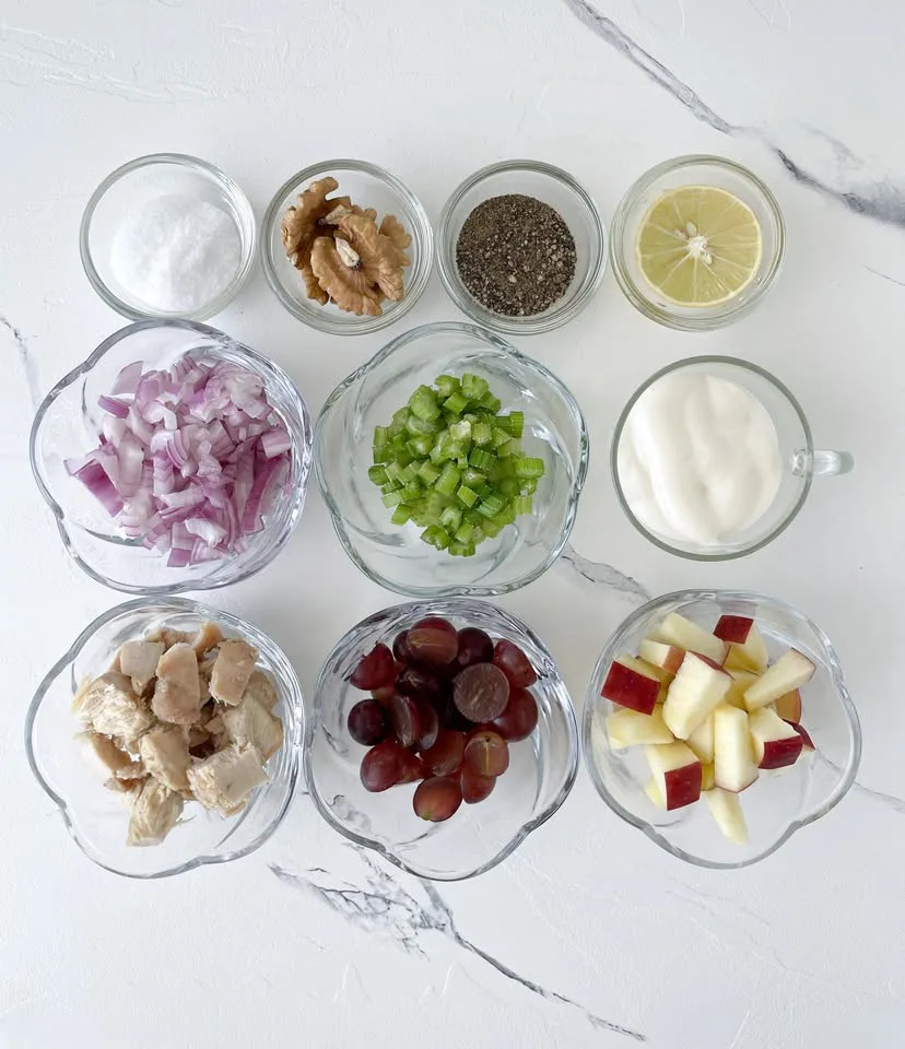 chicken waldorf salad ingredients