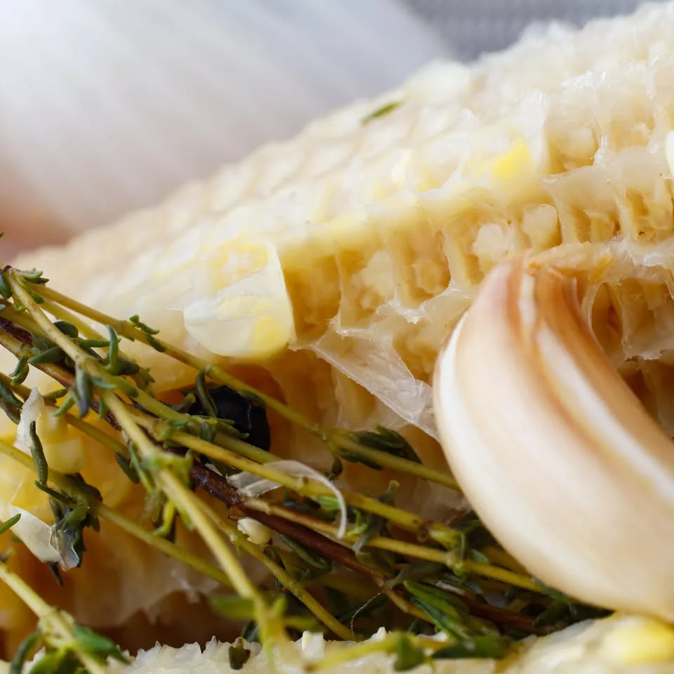 homemade corn stock aromatics