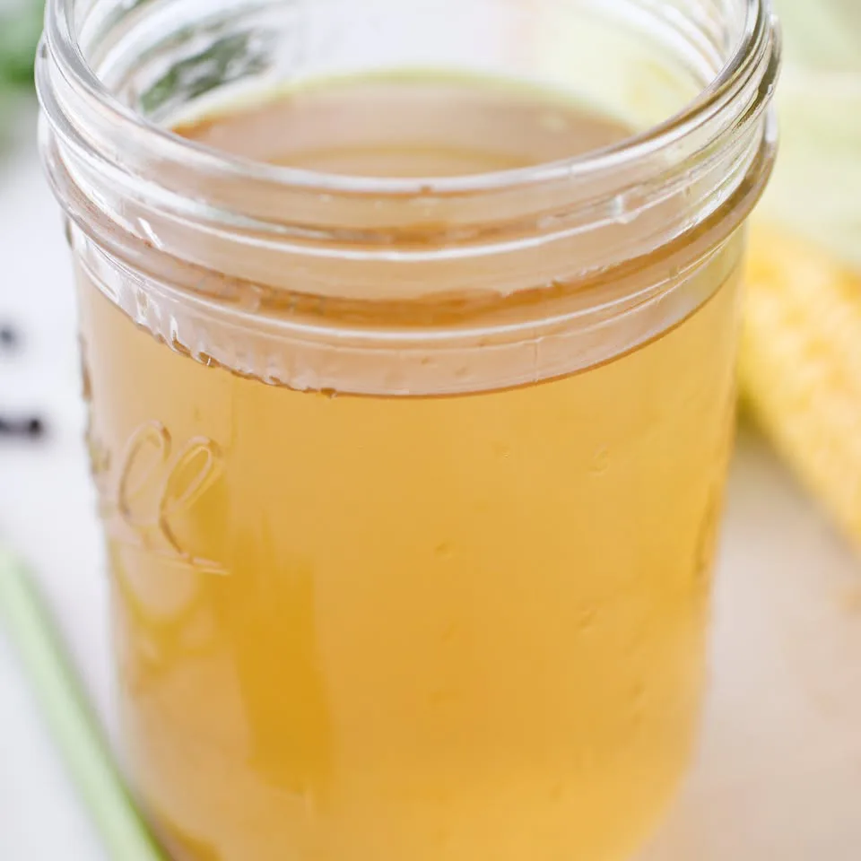 homemade corn stock jar