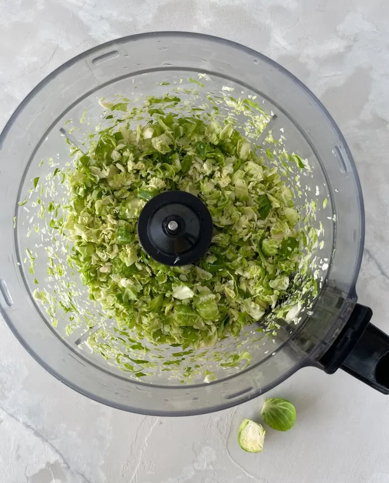 shredded brussels sprouts food processor