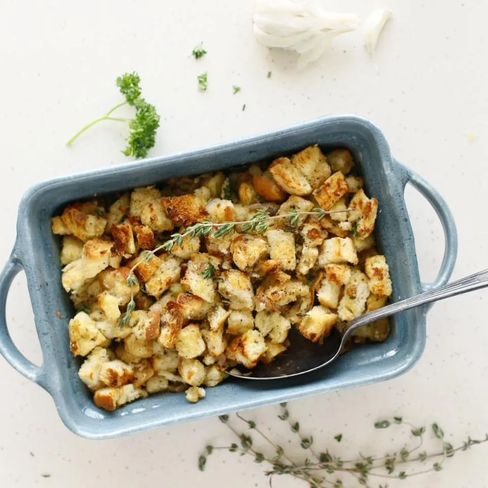 stuffing without eggs baked