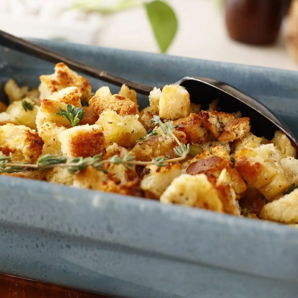 stuffing without eggs hero